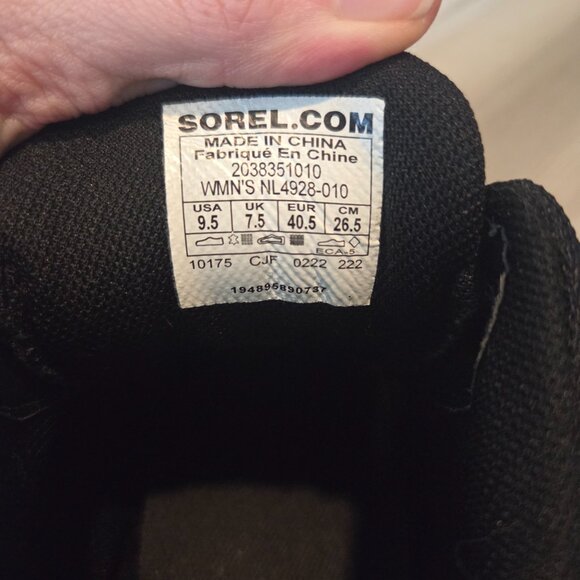 Sorel Women's Out N About Sport Wedge Sneakers 9.5W - Picture 3 of 5